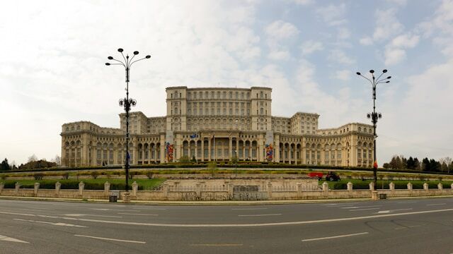 Palace of the Parliament. Het duurste gebouw in Roemenië.