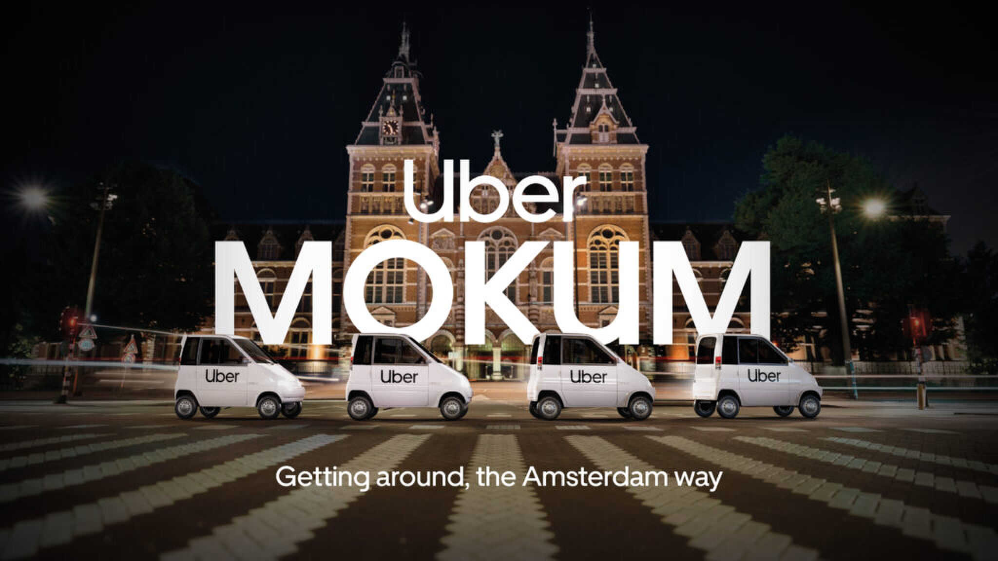 Uber auto's in Amsterdam