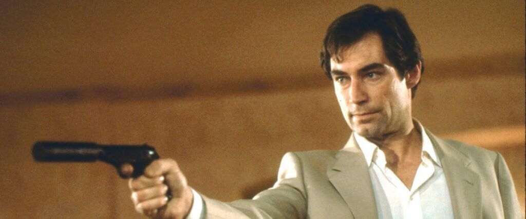 Timothy Dalton als James Bond in Licence to Kill