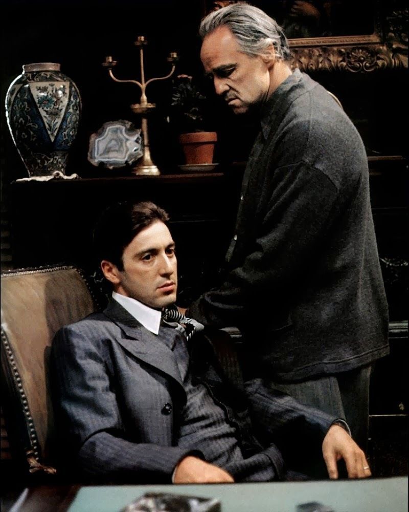 Vito en Michael Corleone in the godfather