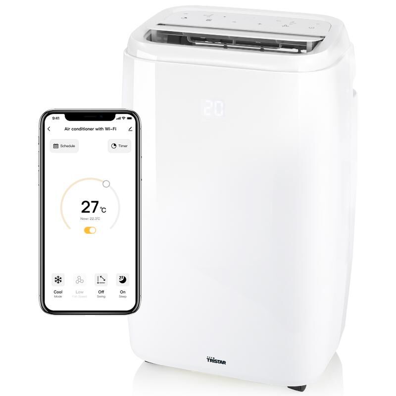 De mobiele airco van de Action die te bedienen is met je smartphone