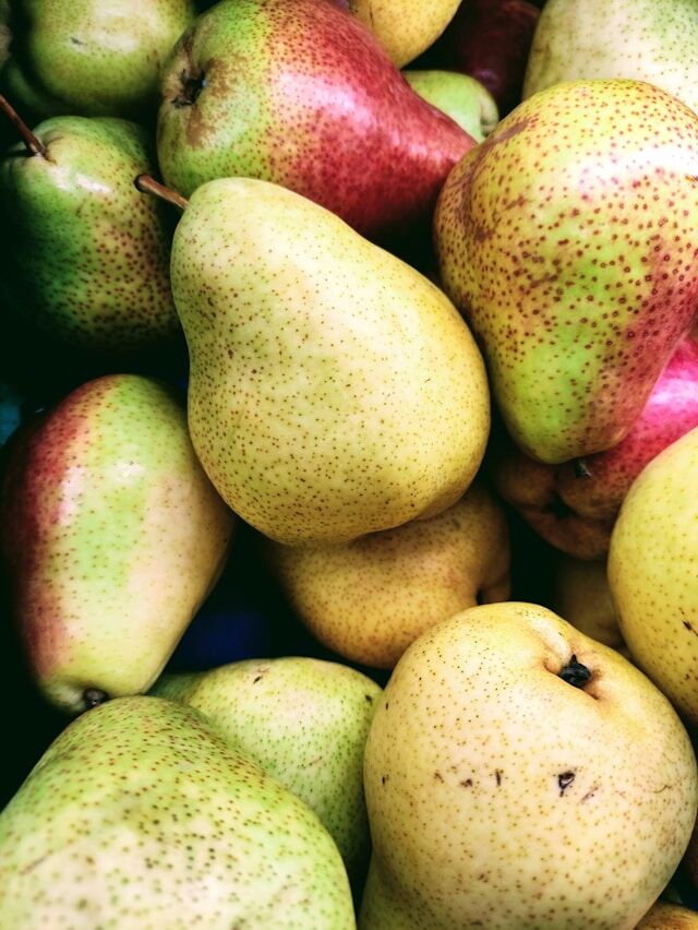Peren. Een fruit waar veel suiker in zit.