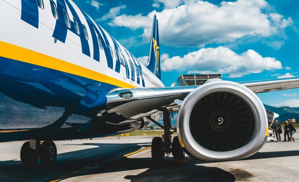 vliegtuig ryanair