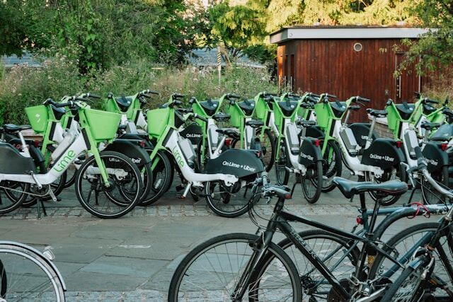 Lime deelfietsen