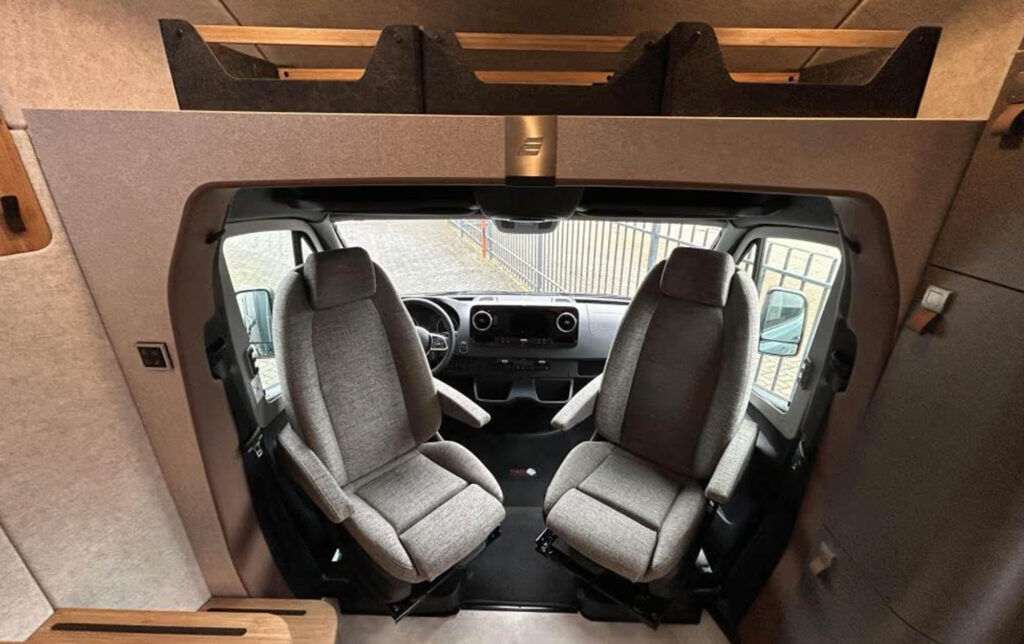 Stoelen van de Hymer Venture S