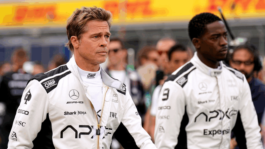 Brad Pitt en Damson Idris