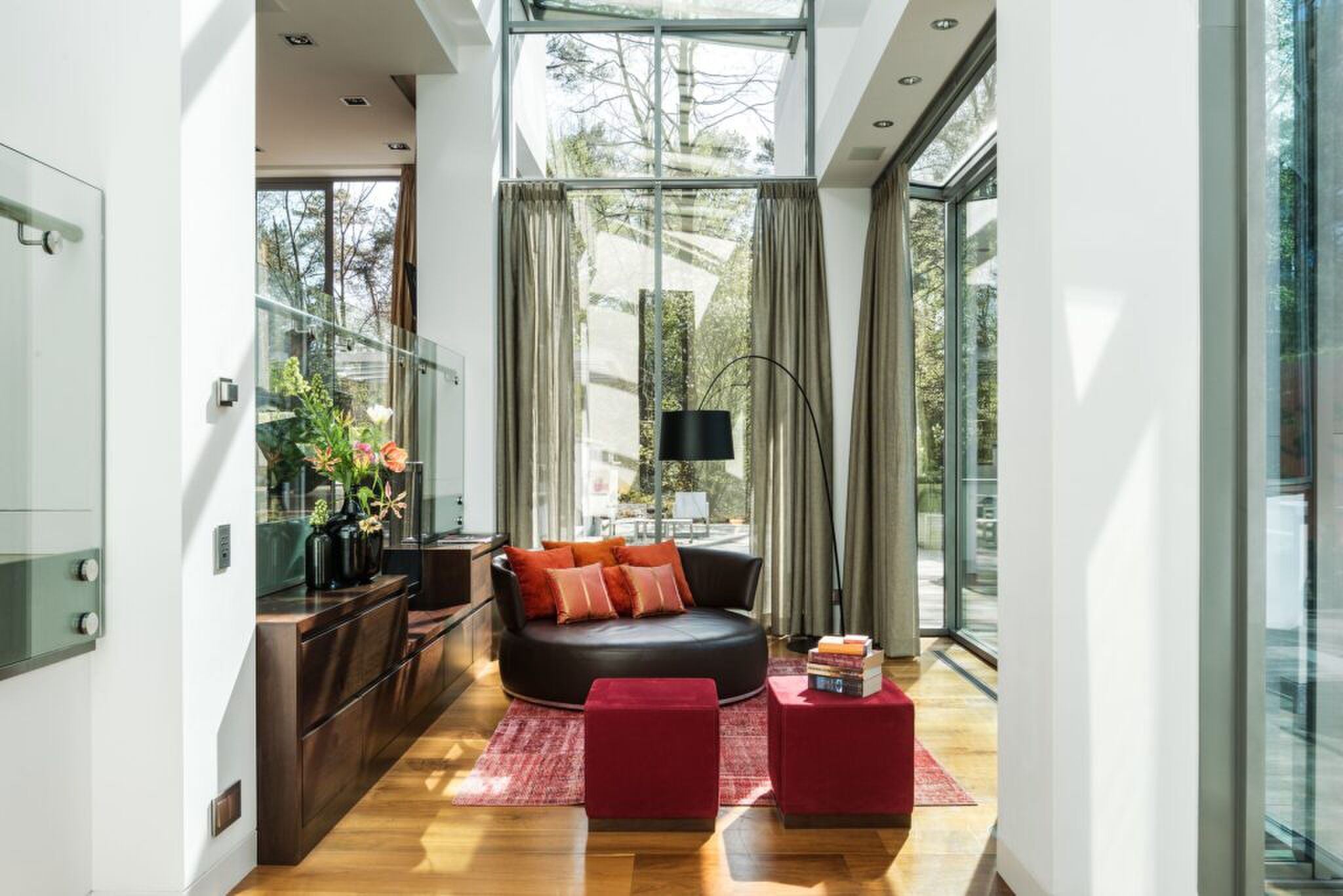 Woonkamer in het duurste huis van Nederland
