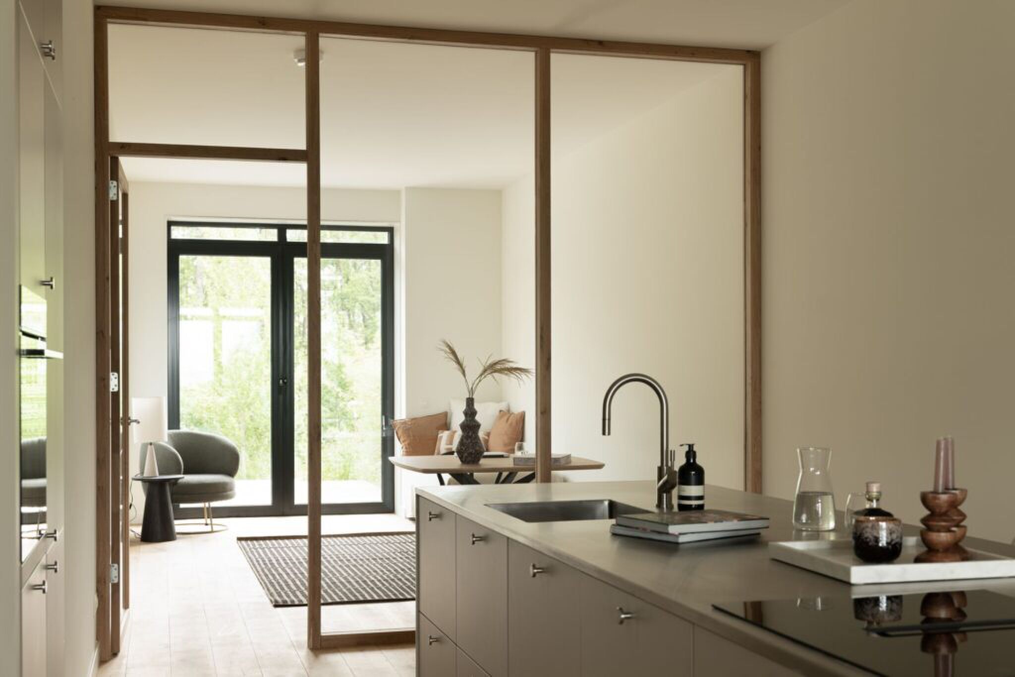 Moderne keuken van de woning van Sander Schimmelpenninck