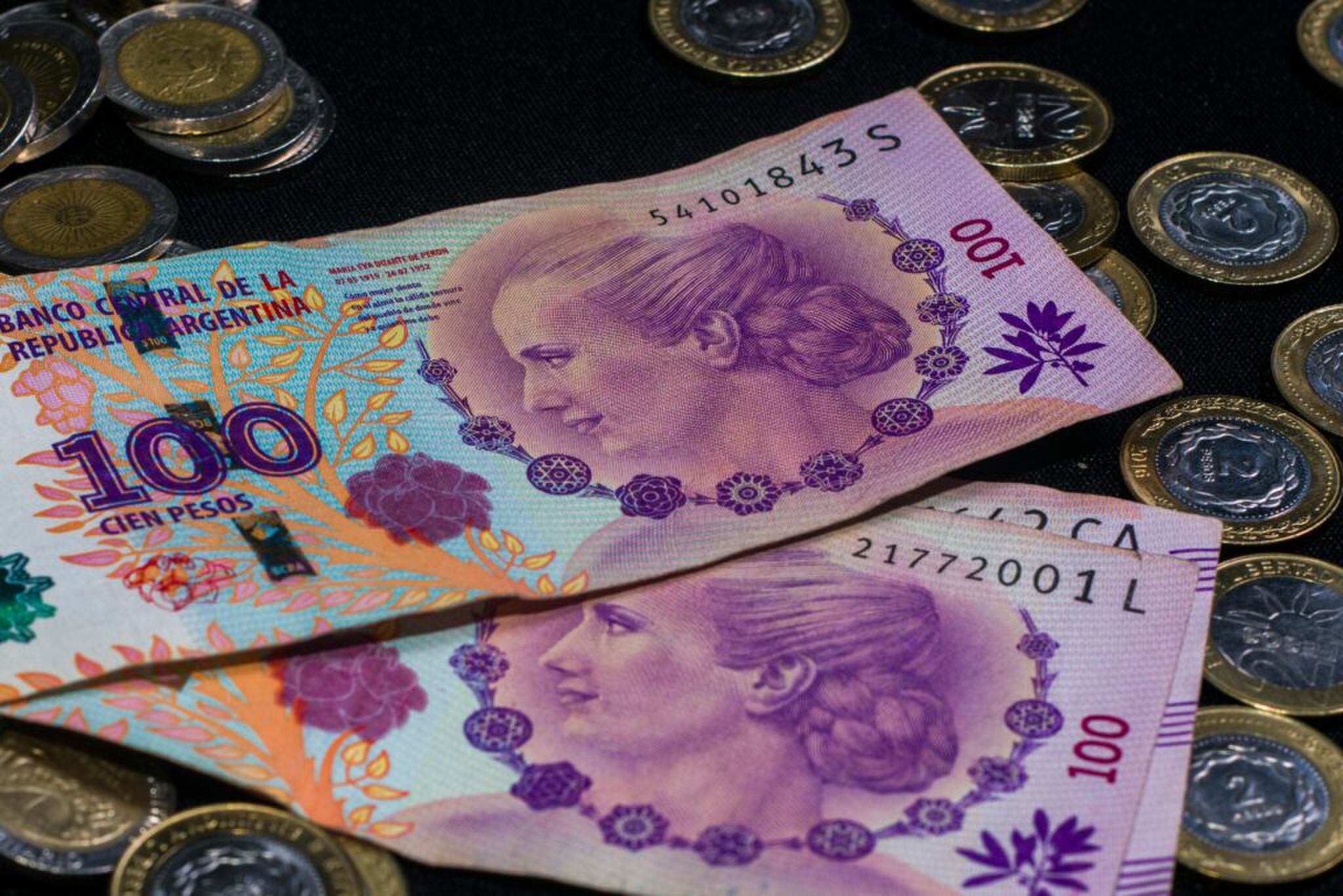 Argentijnse Peso biljetten