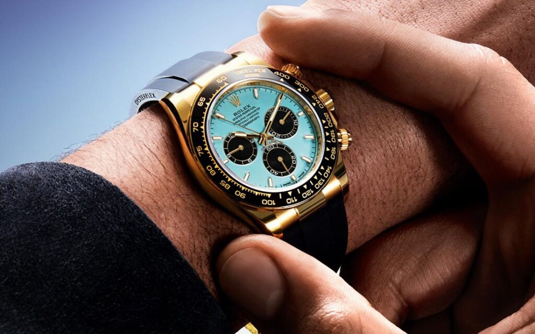 De Rolex van Russell Crowe.