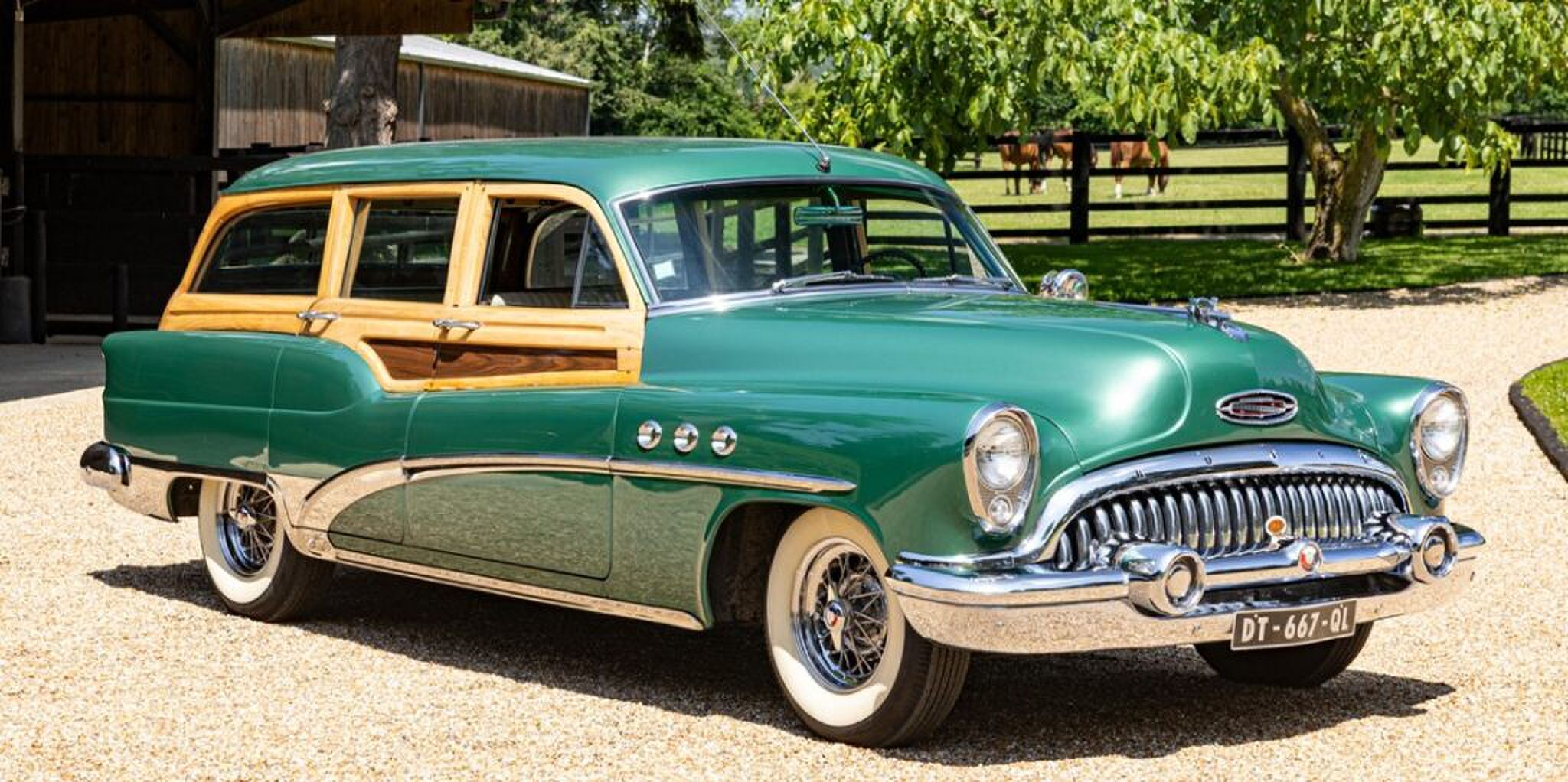 De klassieke Buick Roadmaster Woodie.