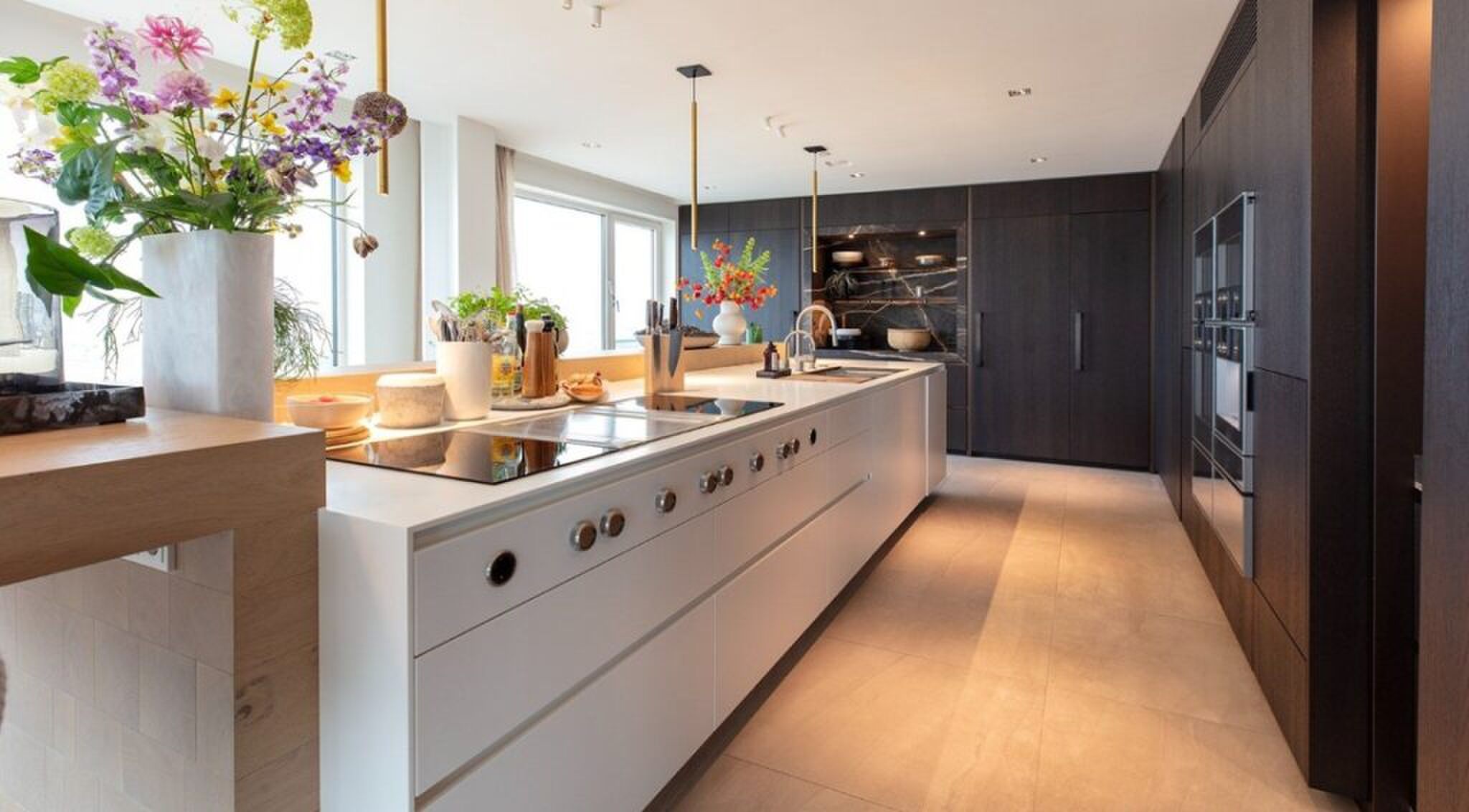 De keuken van het appartement.