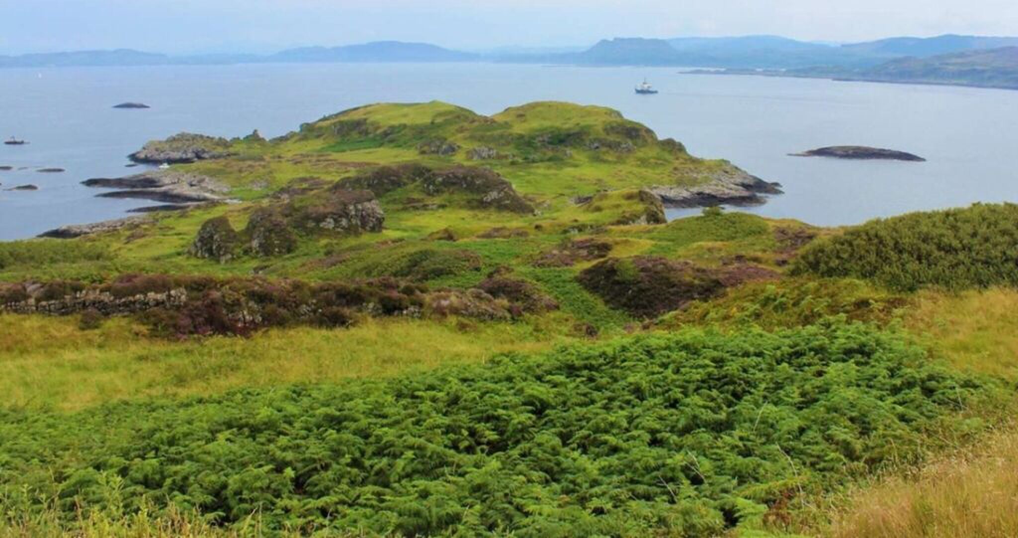 De ongerepte natuur op het privé-eiland.
