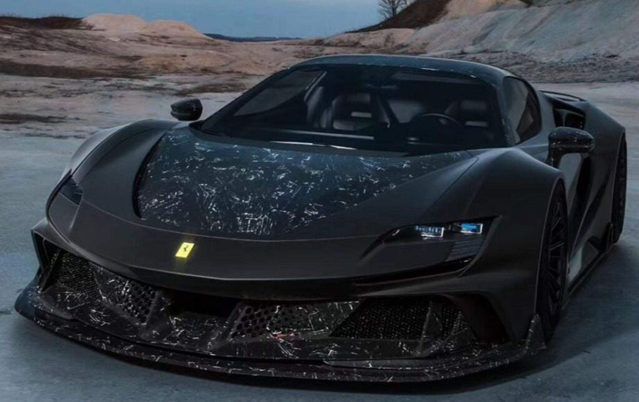 De Ferrari SF90 VX Darth Vader.