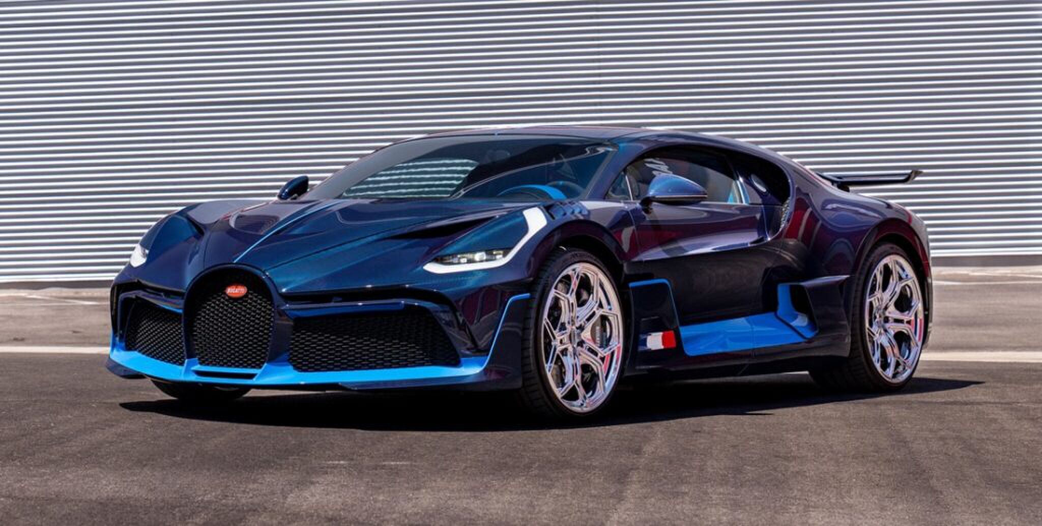 De Bugatti Divo die naar de veiling gaat.