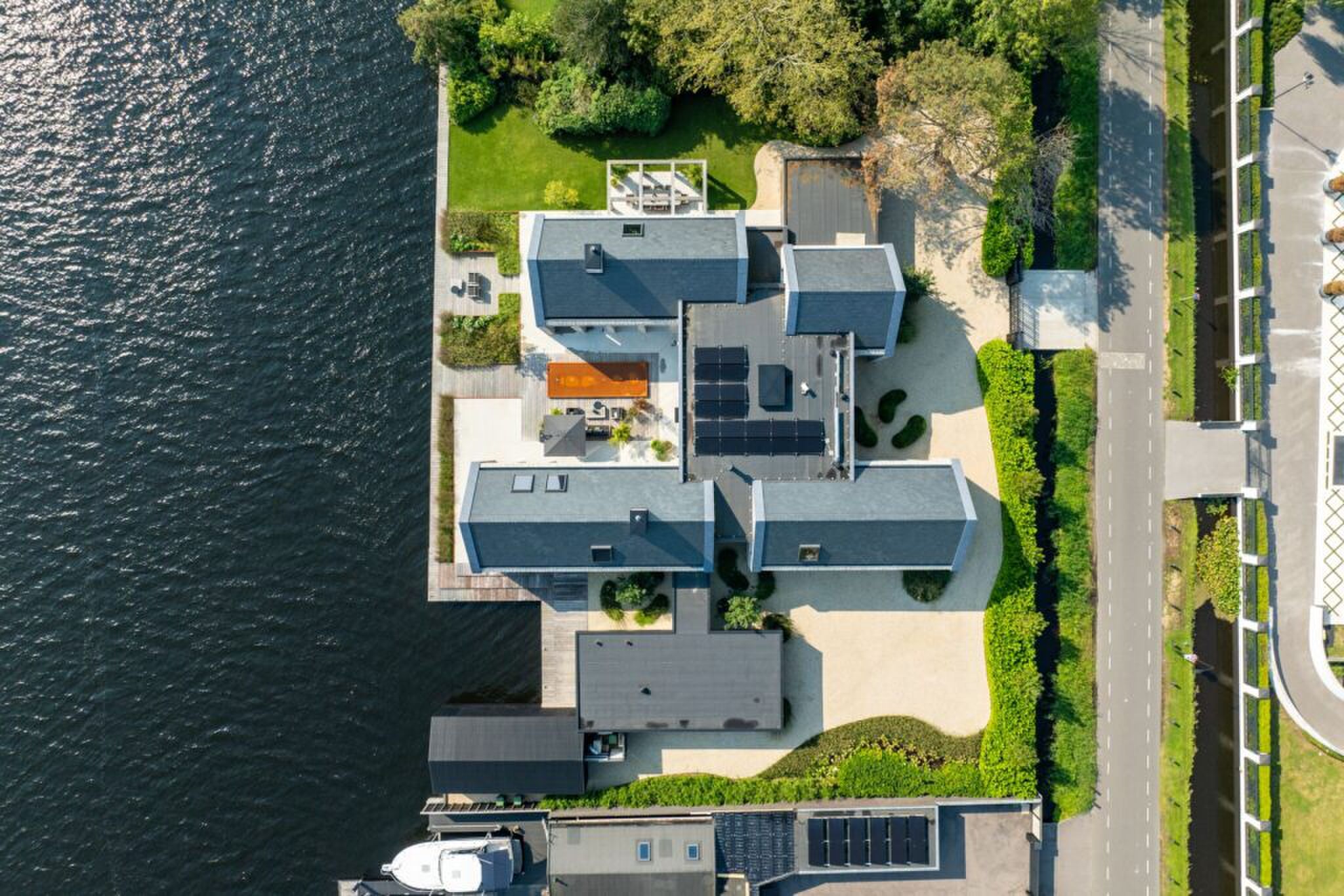 De villa van Hans van Hattem.