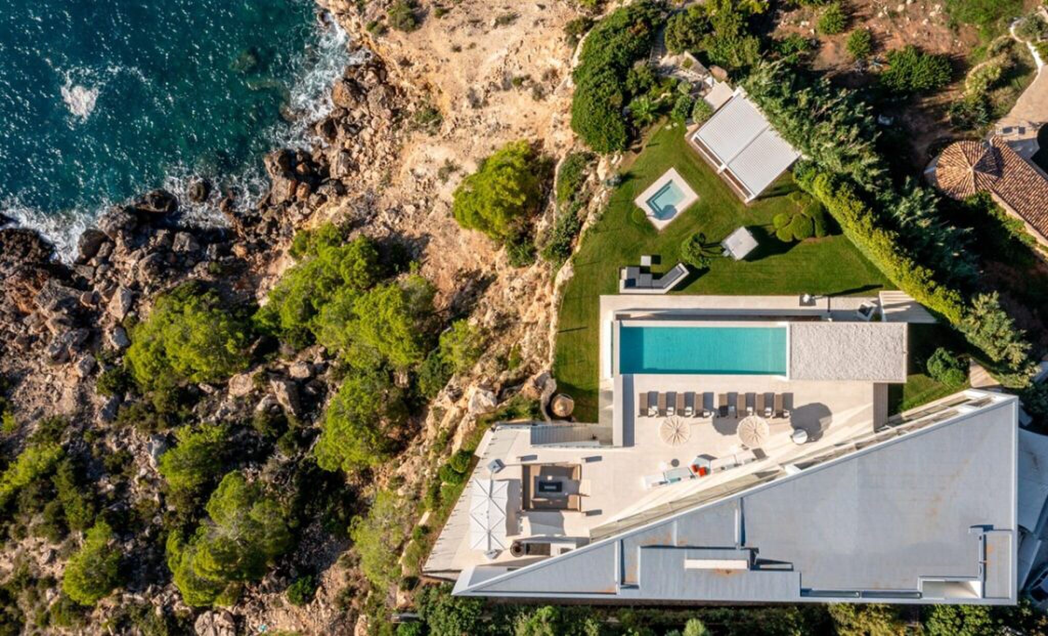 Het vakantiehuis op Ibiza van Lionel Messi.