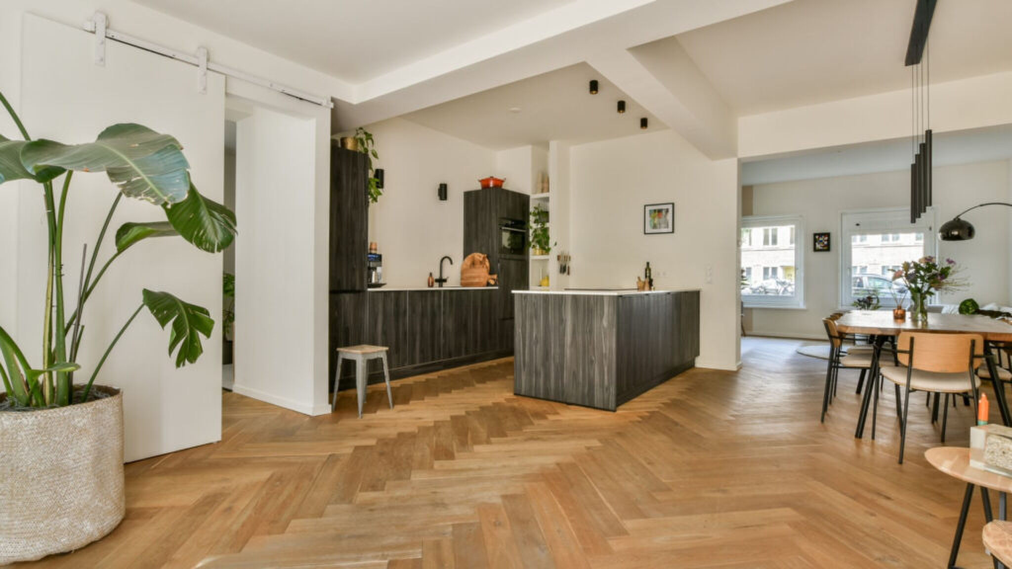 De keuken van de woning van Oos Kesbeke.