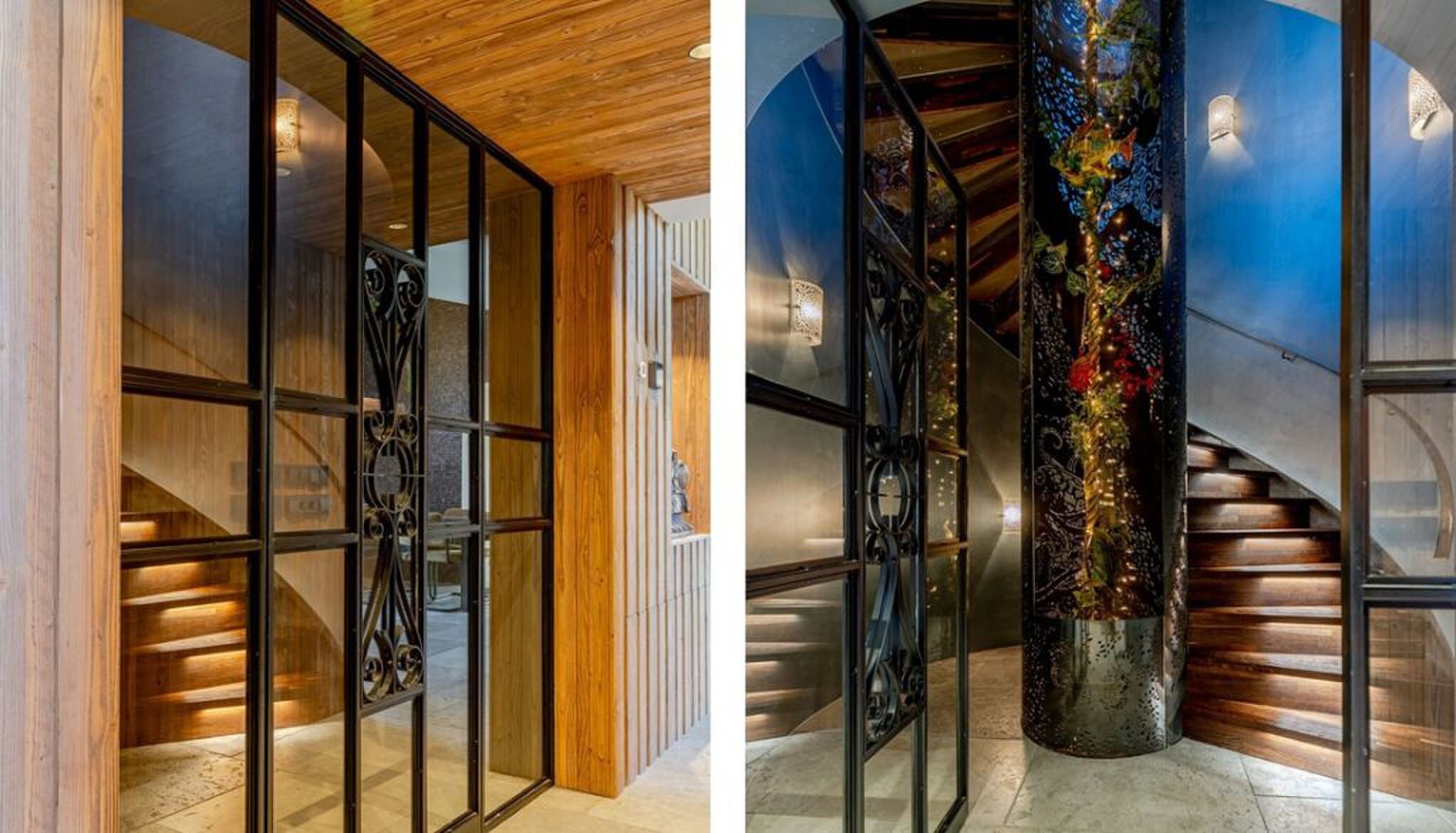 De stijlvolle trappartij.