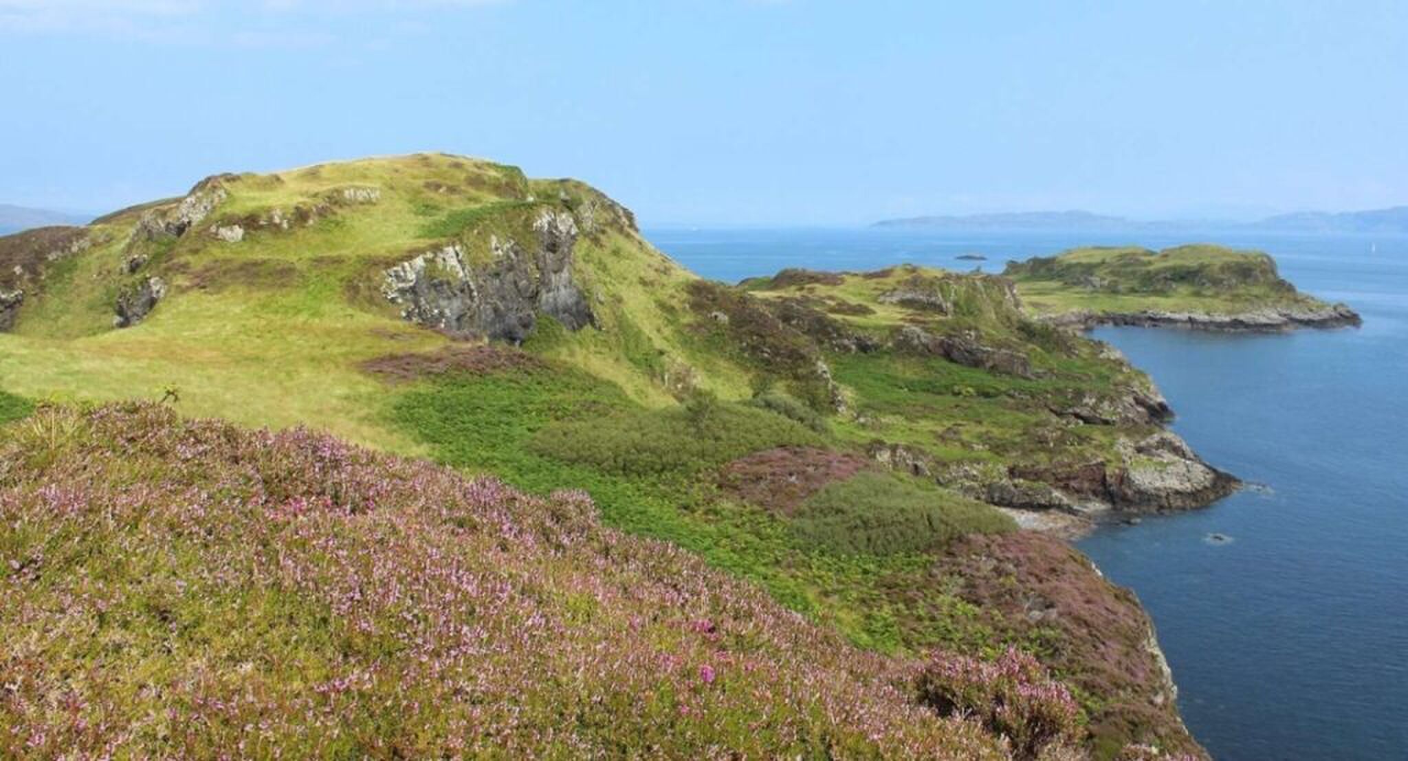 Een deel van het privé-eiland.