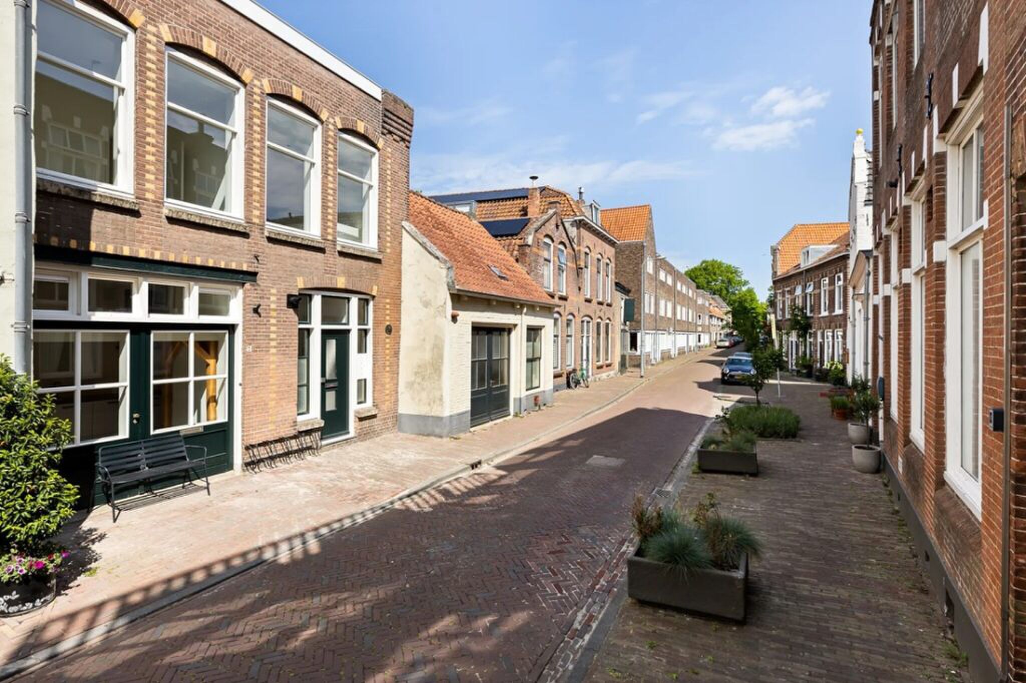 De woning in Middelburg.
