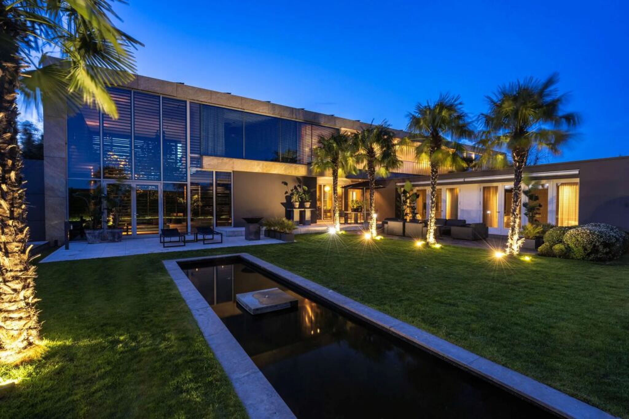 De villa in Vinkeveen.