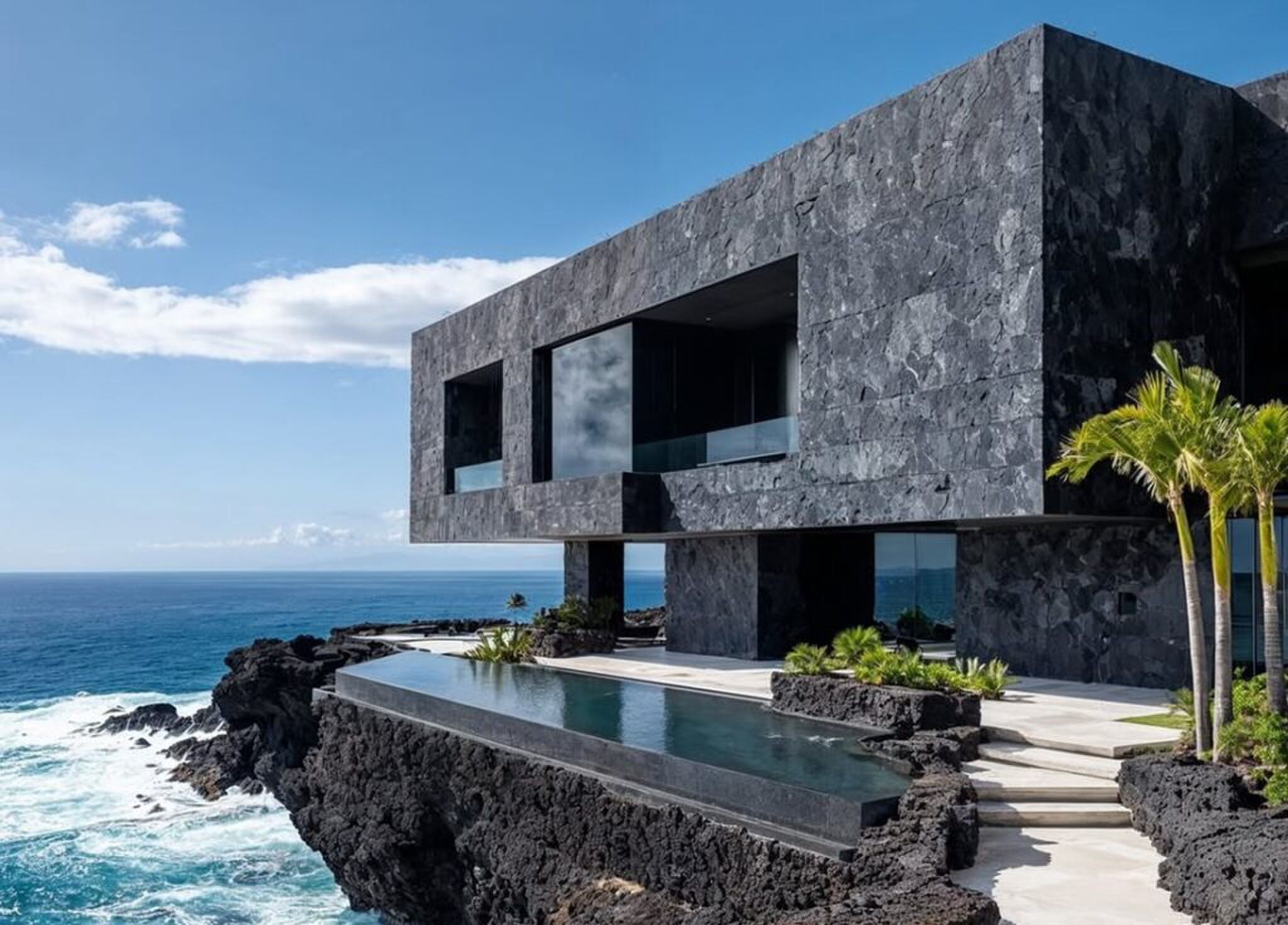 De luxe villa op Hawaï. 