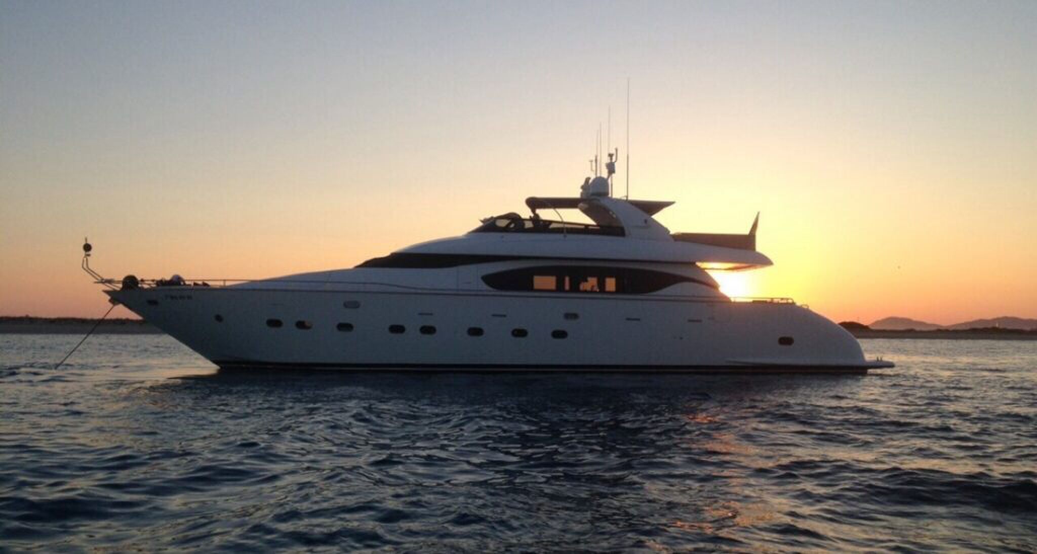 Het jacht van Lionel Messi.