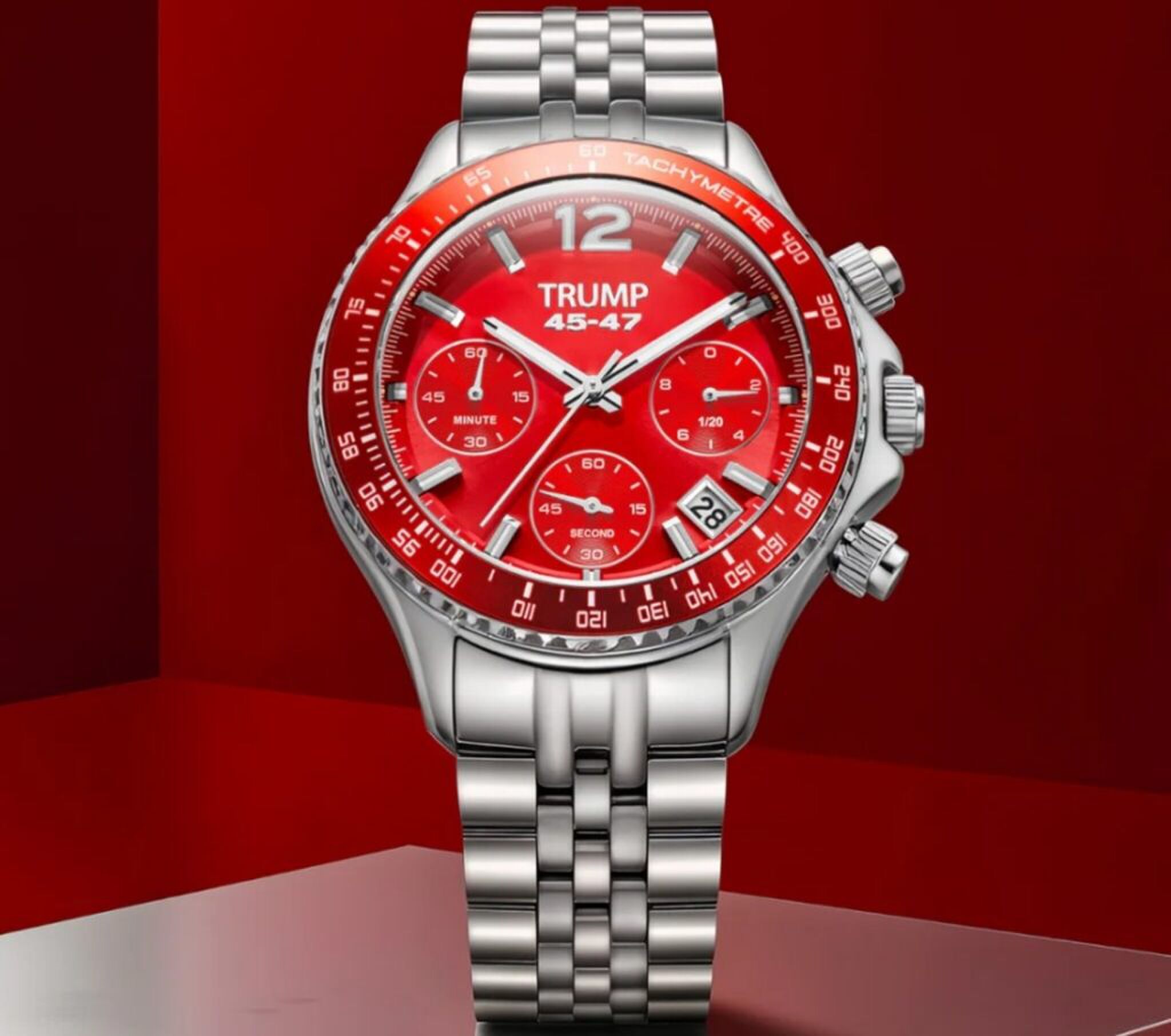 Het door Donald Trump onthulde horloge.