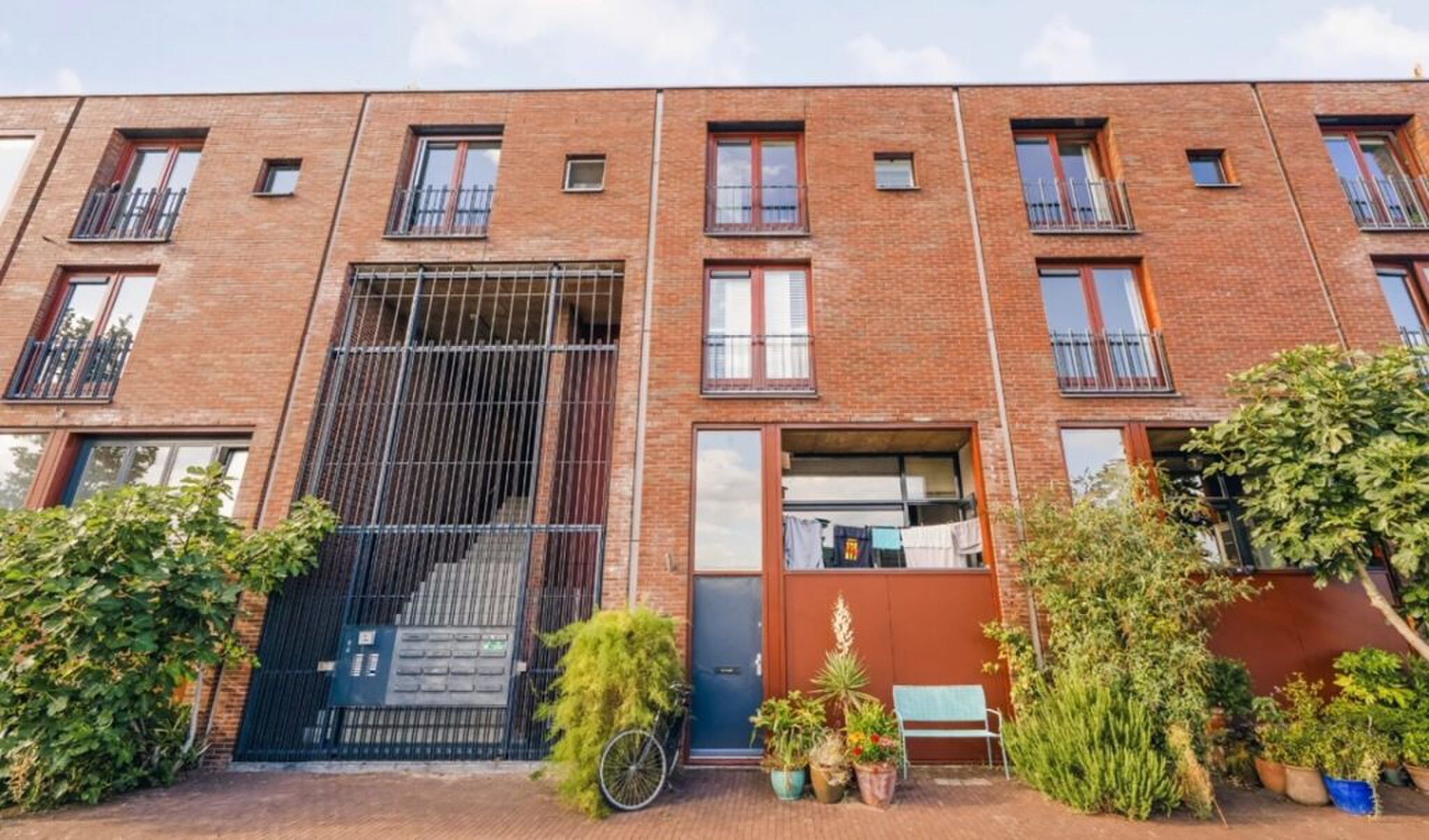 De buitenzijde van de woning van Najib Amhali.