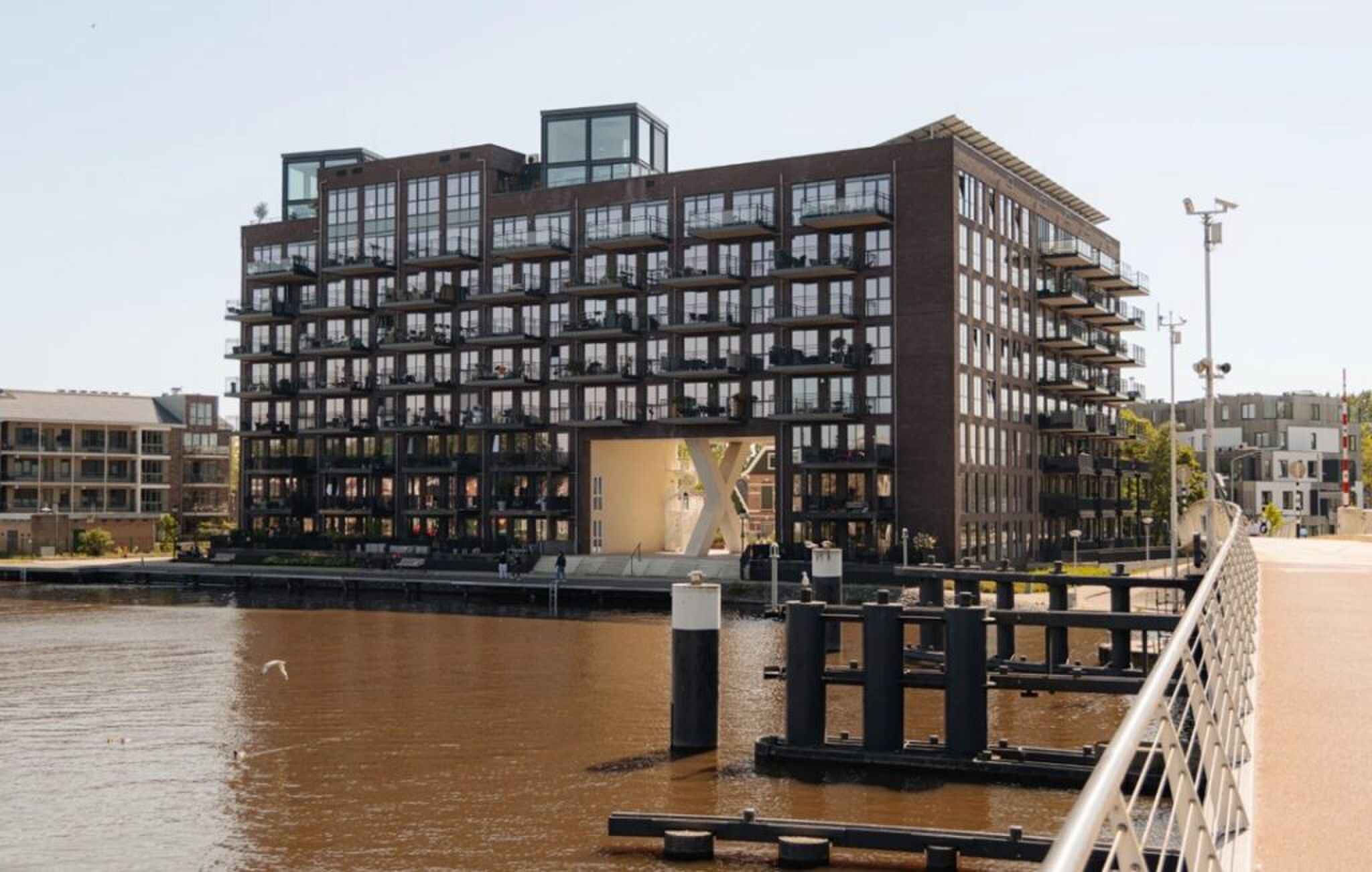 De buitenzijde van de woning in Zaandam.