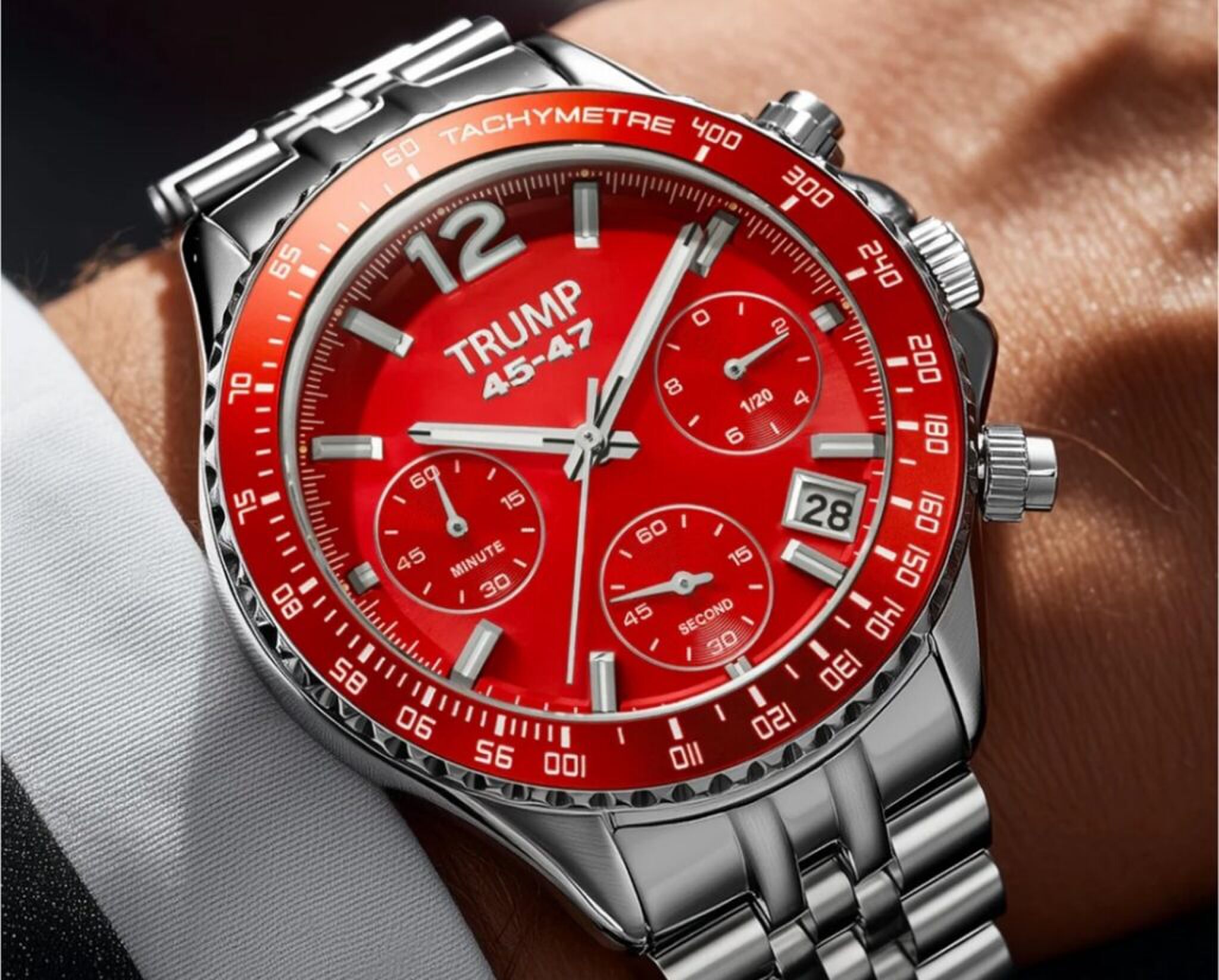 Het door Donald Trump onthulde horloge.