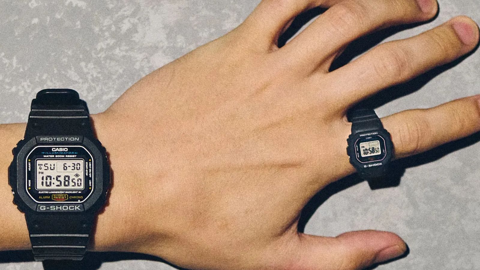 Casio komt met vingerhorloge gebaseerd op de G-SHOCK