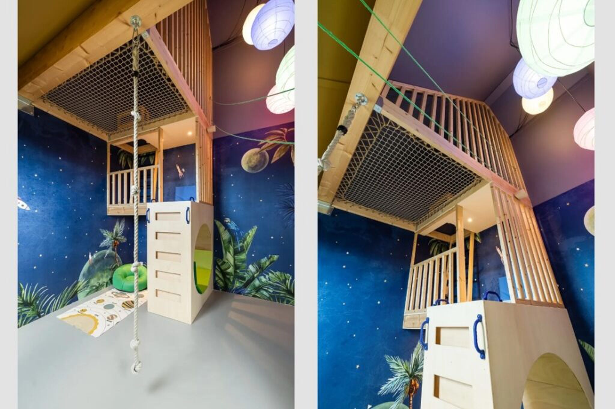 De unieke kinderkamer.