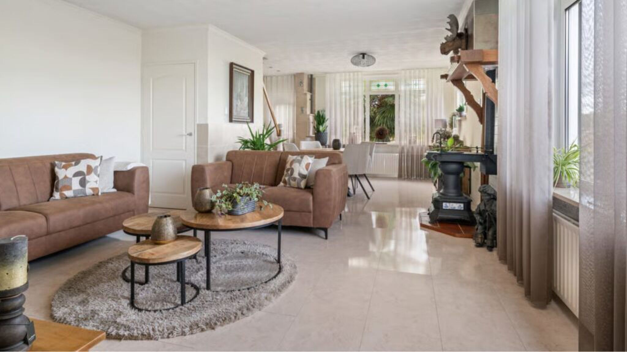 Woonkamer van een woning op Funda