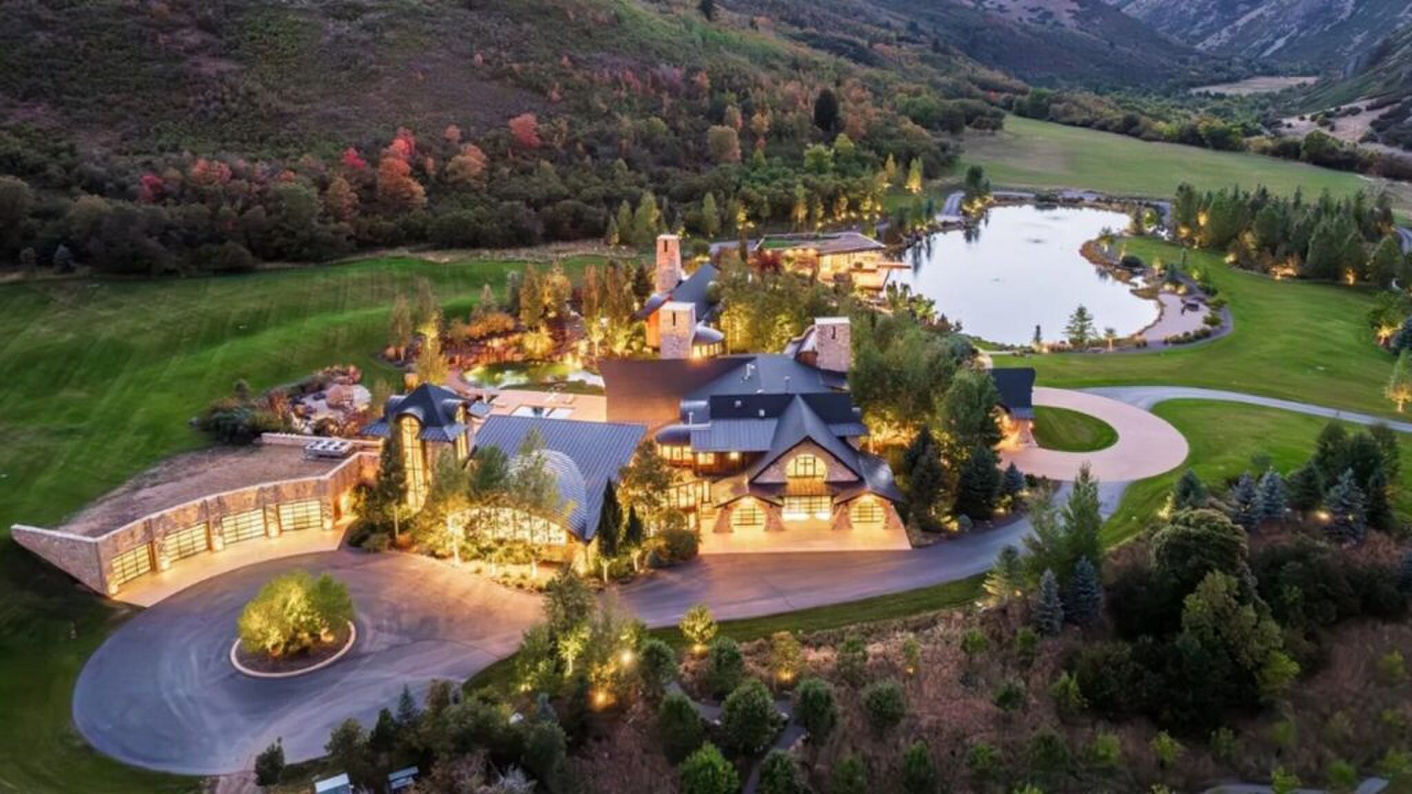 Het huis dat is geïnspireerd op The Lord of the Rings.