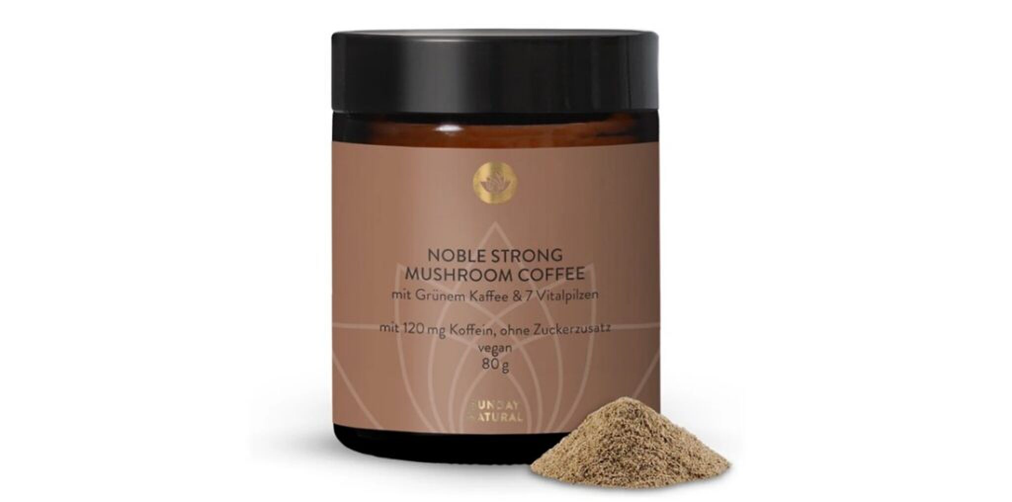 De Noble Strong Mushroom Coffee van ons ultieme kerstcadeaulijstje van 2025.