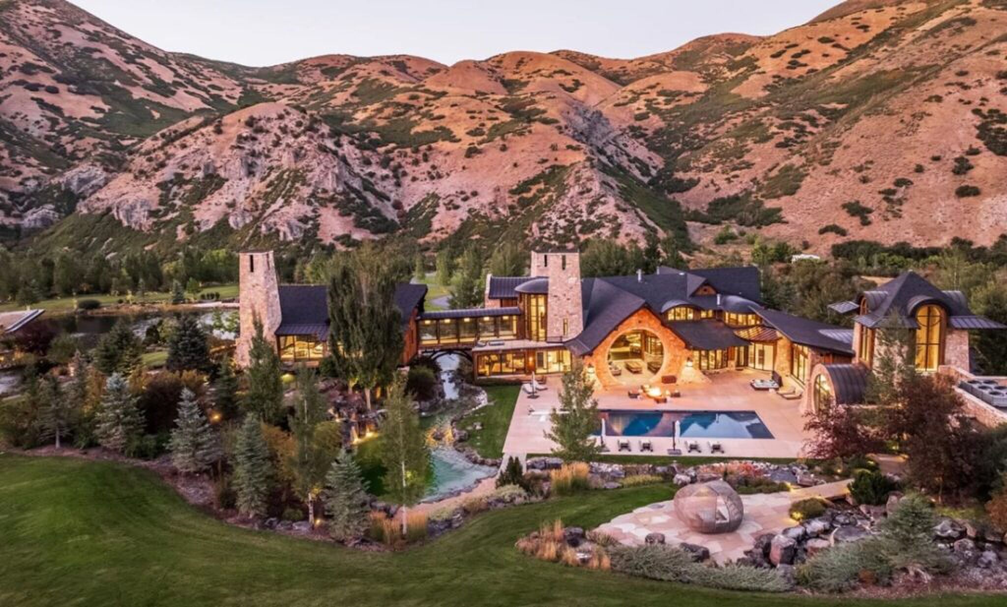 Het op The Lord of the Rings geïnspireerde huis.