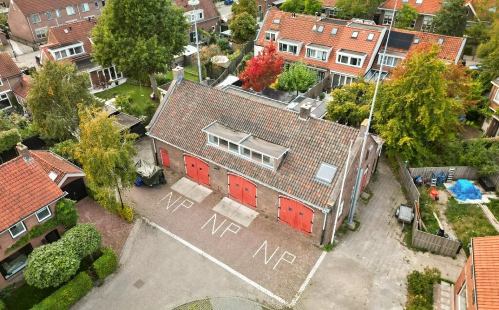 De oude brandweerkazerne in Abcoude.