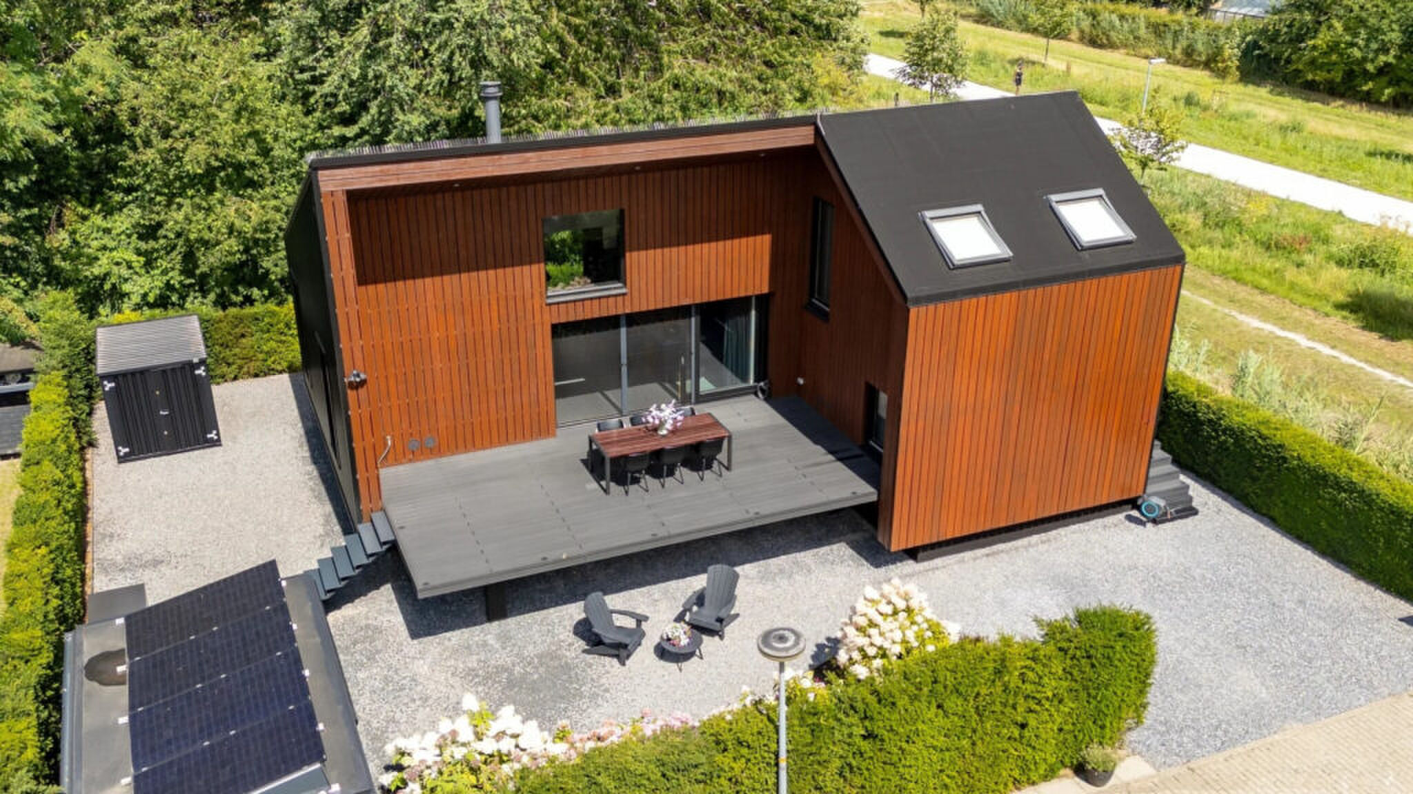 De woning van Raymond Mens.