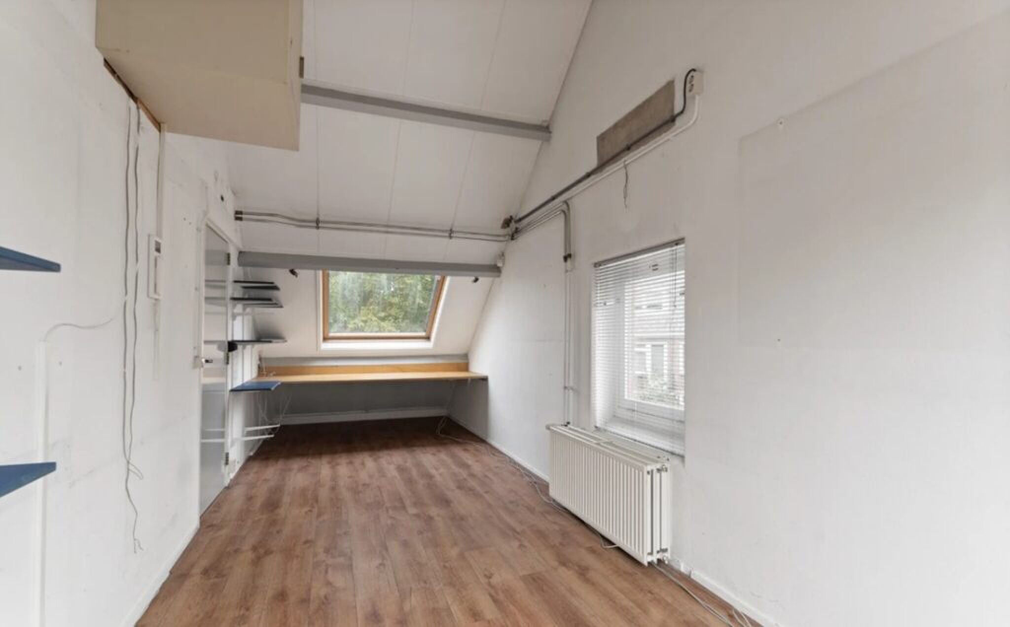 Het voormalige kantoor. 