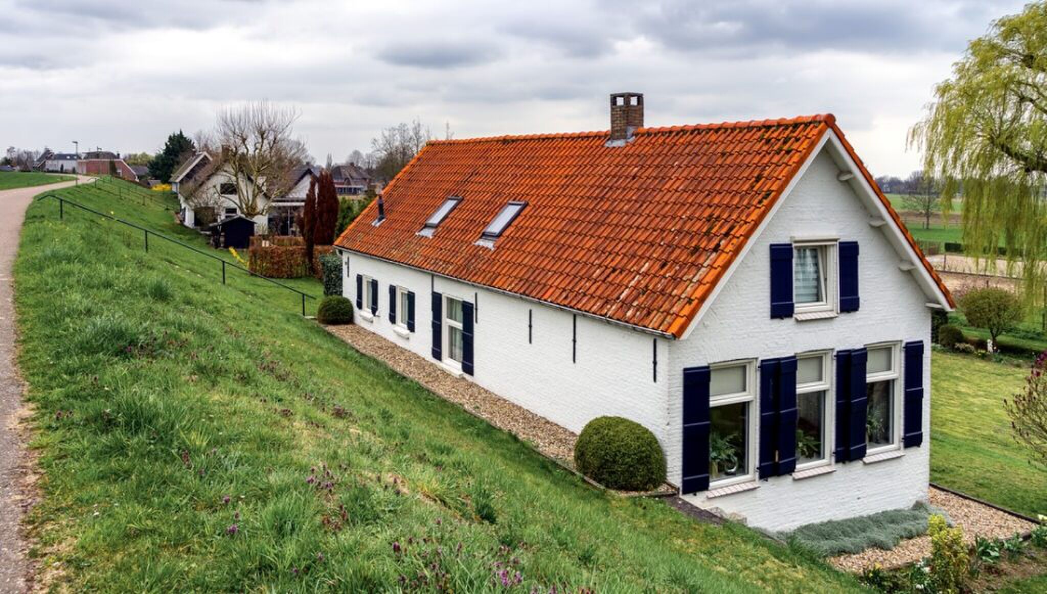 Een vrijstaande woning.