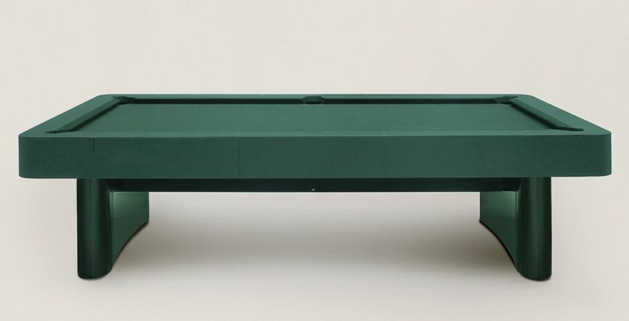 De designertafel van Hermès.