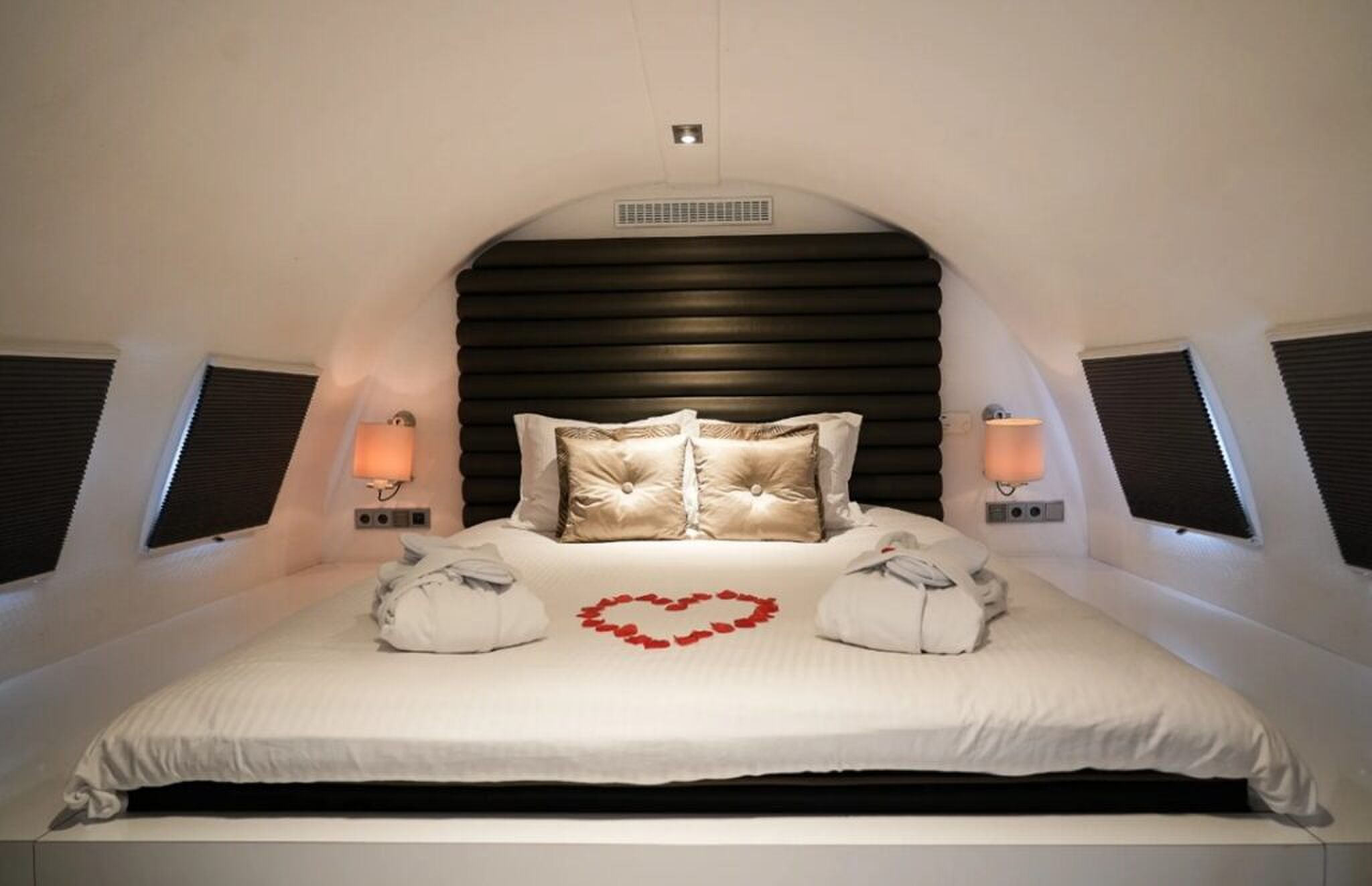 De royale slaapkamer.