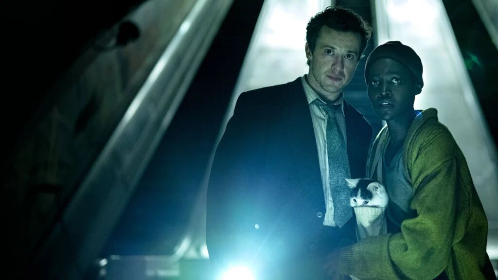 Joseph Quinn en Lupita Nyong'o in A Quiet Place: Day One