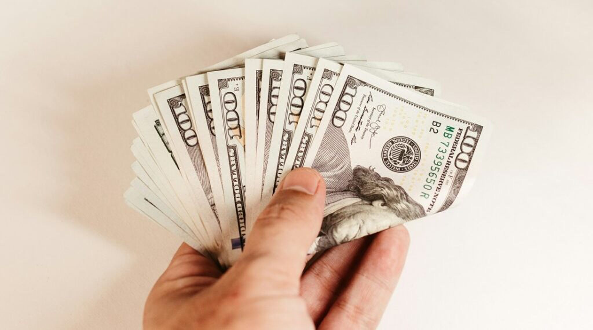 Bankbiljetten uit Amerika.