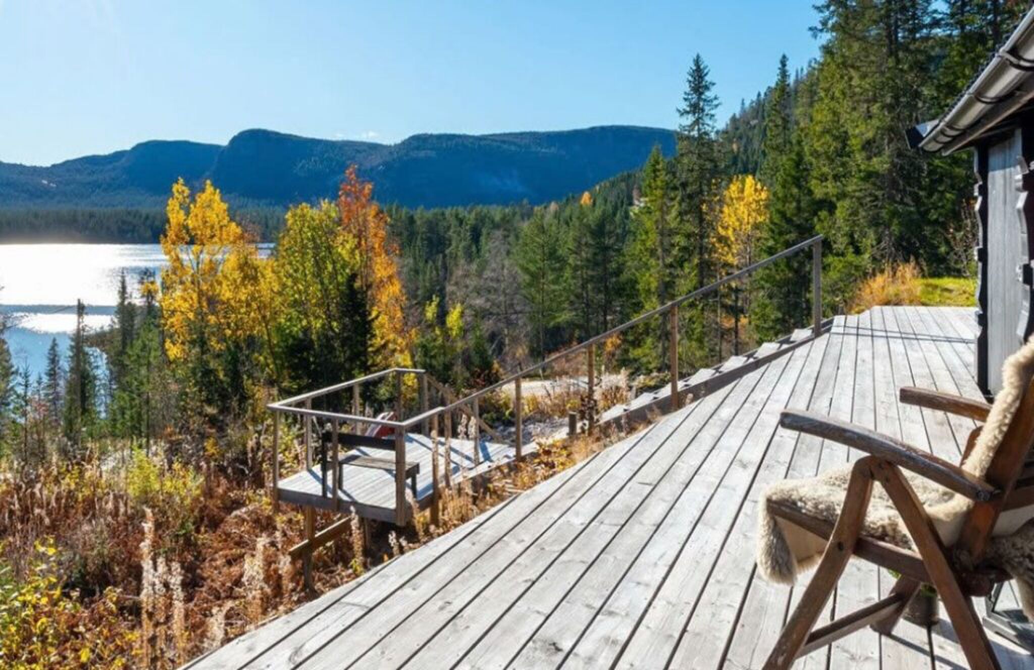 Het zonovergoten balkon.