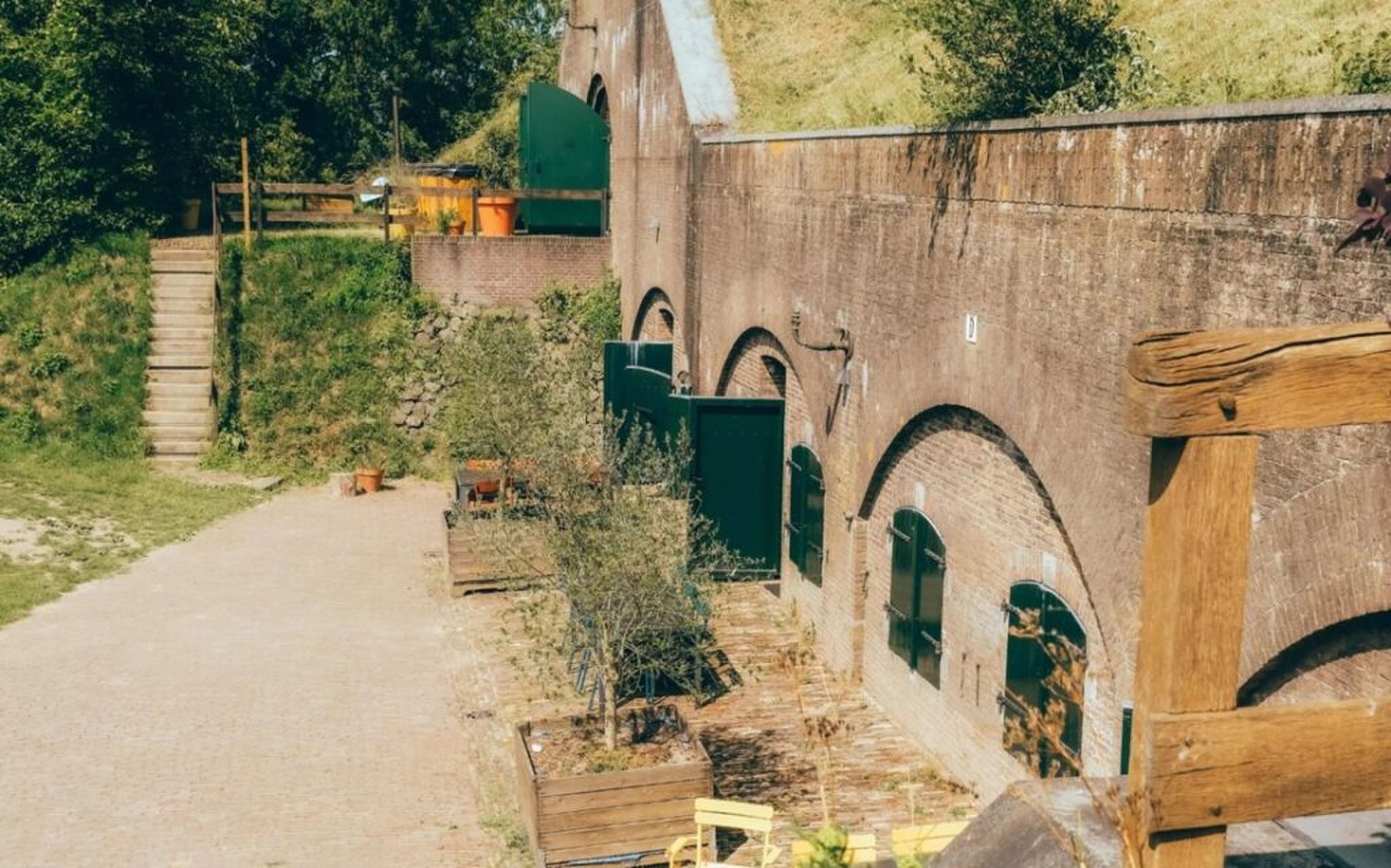 De voorzijde van Fort Vuren.