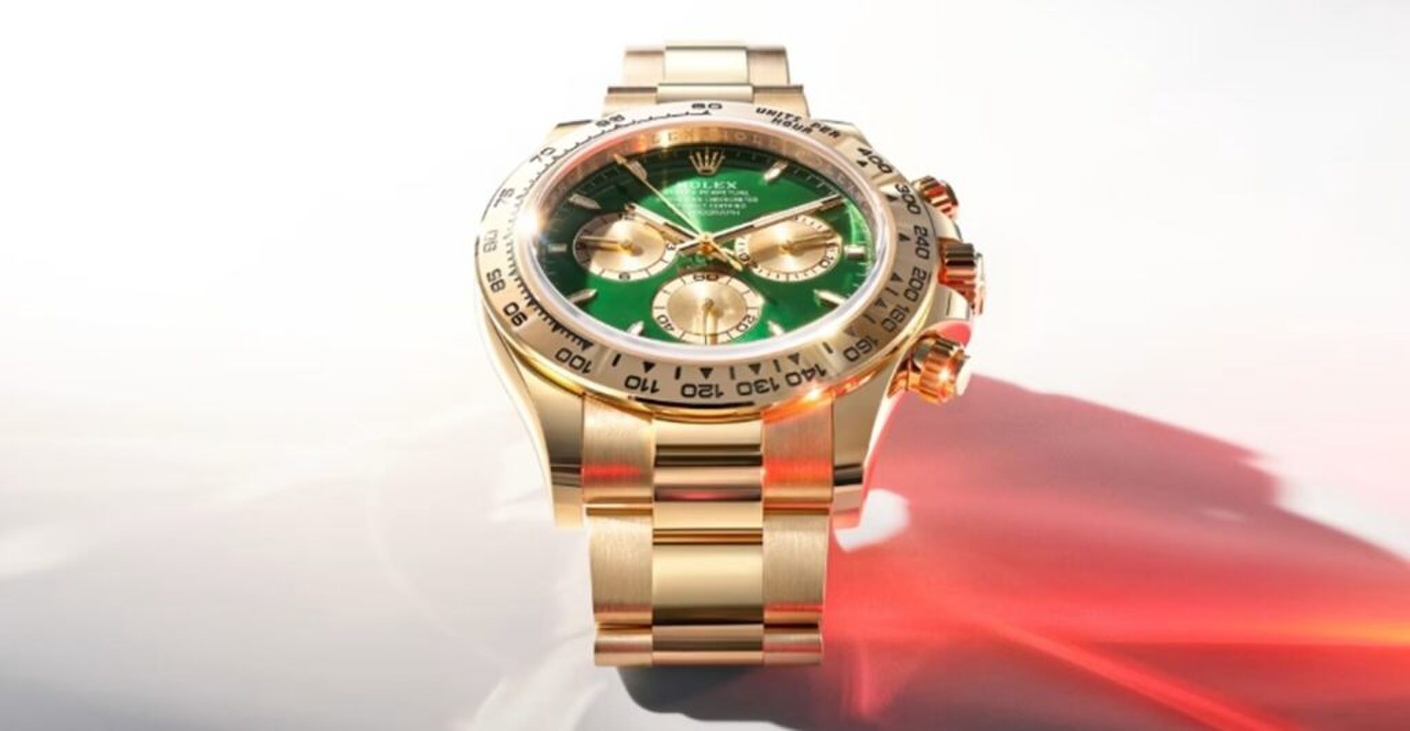 De gouden versie van de Rolex Daytona.