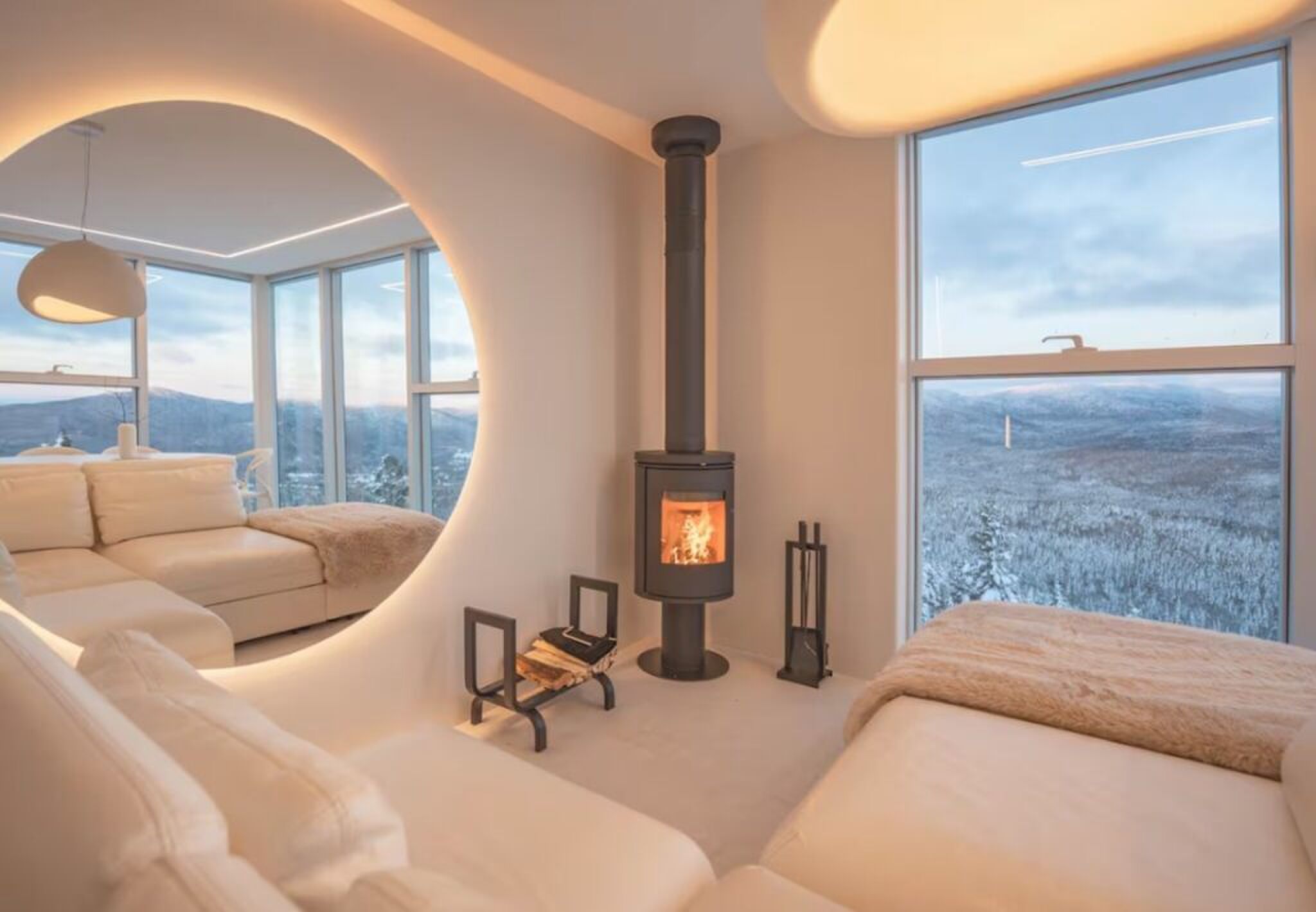 De luxe living met uniek uitzicht.